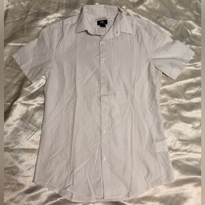 Men's White Short Sleeve Shirt